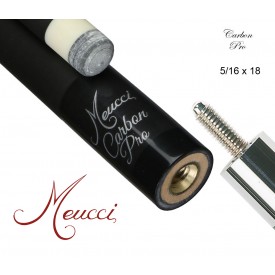 Meucci CARBON Queueoberteil 12,25 mm, 5/16x18 schwarz 