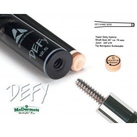 McDermott DEFY Cue Shaft 3/8"x10 Joint, 12,5mm, grey ring