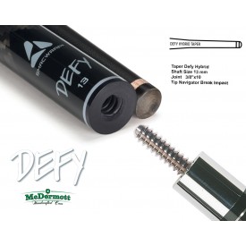 McDermott Queueoberteil DEFY BREAK 13 mm, Joint 3/8"x10 grauer Ring 29"