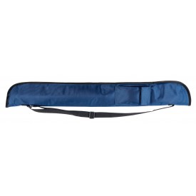 Queuetasche Nylon 1/1 Blau, 83 cm mit Schultergurt  und Zubehörtasche