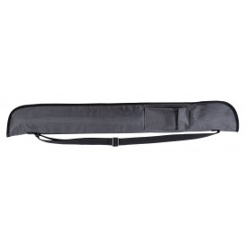 Queuetasche Nylon 1/1 Grau, 83 cm mit Schultergurt  und Zubehörtasche
