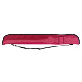 Billiard Cue Soft Case 1×1  Burgundy with Shoulder Strap