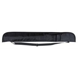 Queuetasche Nylon 1/1 Schwarz, 83 cm mit Schultergurt  und Zubehörtasche