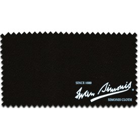 Billardtuch Simonis 760 165 cm Schwarz