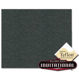 Championship Pool Felt 168cm Invitational Teflon 21oz Dark Gray #074