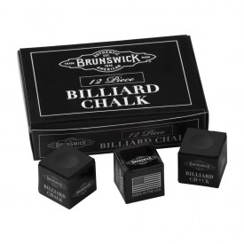 Brunswick Chalk black 12 pcs.