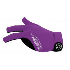 Billard Handschuh Predator Second-Skin, Lila/Grau, XXS-XXL, linke Hand