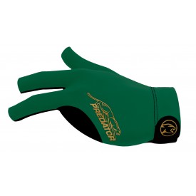 Billard Handschuh Predator Second-Skin, Grün/Gold, XXS-XXL, linke Hand