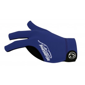 Billard Handschuh Predator Second-Skin, Blau/Weiß, XXS-XXL, linke Hand
