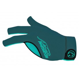 Billard Handschuh Predator Second-Skin, Grün/Türkis, XXS-XXL, linke Hand