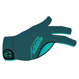 Billard Handschuh Predator Second-Skin, Grün/Türkis, SM-LXL, rechte Hand