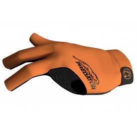 Billard Handschuh Predator Second-Skin, Neon Orange/Schwarz, XXS-XXL, linke Hand