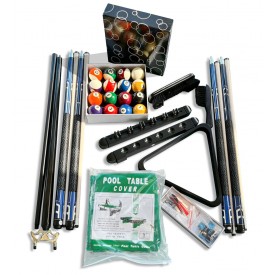 Basic equipment set Pool-Billiard  Cyber ​​Black  DeLuxe 