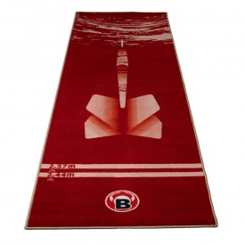 BULL'S Carpet Mat “180” Red – Textile Dart Mat