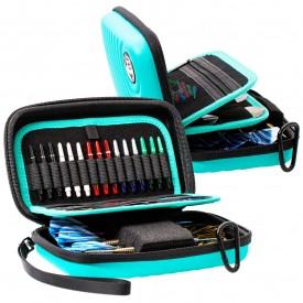 Dart Case BULL'S ORBIS XL for 6 Darts and Accessories – Mint