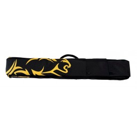 Queueköcher Predator Sport  Backpack 3/5 Schwarz, Gelbes Logo