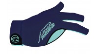 Billard Handschuh Predator Second-Skin, Dunkelblau/Türkis, SM-LXL, rechte Hand