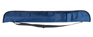 Billiard Cue Soft Case 1×1 Blue with Shoulder Strap