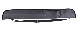 Queuetasche Nylon 1/1 Grau, 83 cm mit Schultergurt  und Zubehörtasche