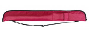 Billiard Cue Soft Case 1×1  Burgundy with Shoulder Strap