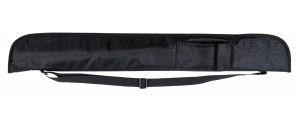 Queuetasche Nylon 1/1 Schwarz, 83 cm mit Schultergurt  und Zubehörtasche