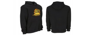 Kapuzenpullover Schwarz Predator mit 30th Logo gross Gelb  M - XL