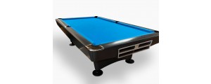 Billardtisch Brunswick Gold Crown ||| Mattschwarz 