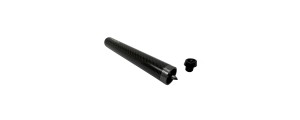 Poison Carbonfaser Queue-Verlängerung 21,6 cm (8,5 Inch) Schwarz/Silber
