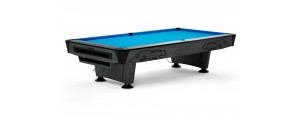 Pool Table Predator ARC Gray-Black Slate with Ball Return System