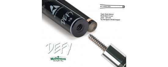 McDermott DEFY BREAK Cue Shaft 3/8"x10 Joint, 13mm, 29"