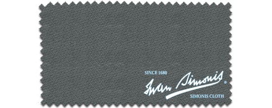 Billardtuch Simonis 860 165cm Shark Grey