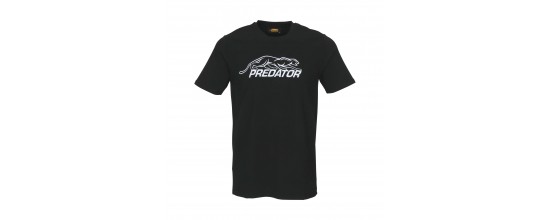 Predator Outline Logo T-Shirt Black S-XL  