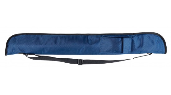 Billiard Cue Soft Case 1×1 Blue with Shoulder Strap