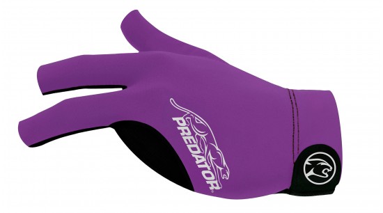 Glove Predator Second-Skin, Purple/Gray, XXS-XXL, left hand
