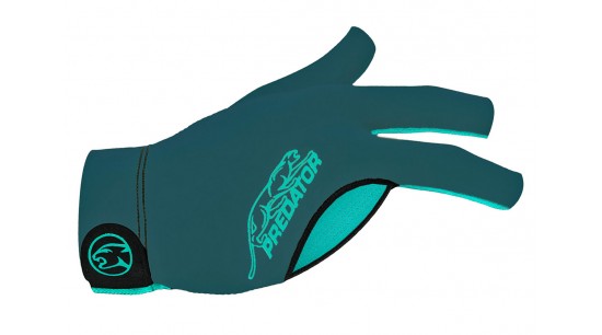 Billard Handschuh Predator Second-Skin, Grün/Türkis, SM-LXL, rechte Hand