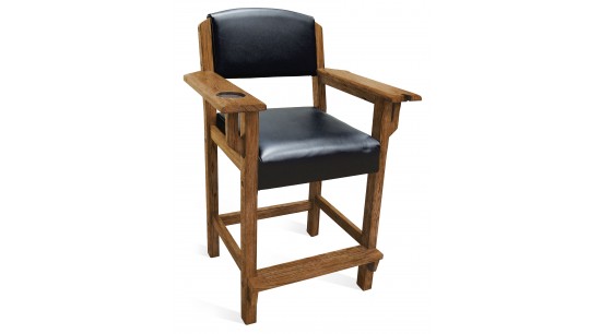 Brunswick Traditional Spieler Stuhl Rustikales Dunkelbraun