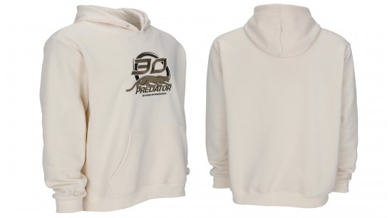 Kapuzenpullover Cream Predator mit 30th Gold Logo M - XL
