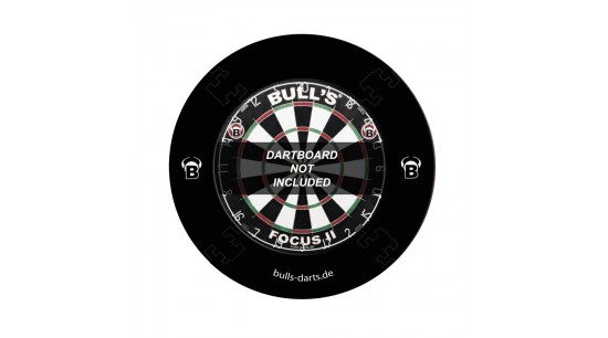 BULL'S Quarterback EVA Dart Board Surround Schwarz