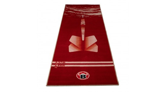 Dartmatte BULL'S Textil 180 Rot
