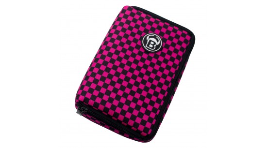 Darttasche BULL'S TP Premium Pink/Schwarz für 3 Pfeile Zubehör