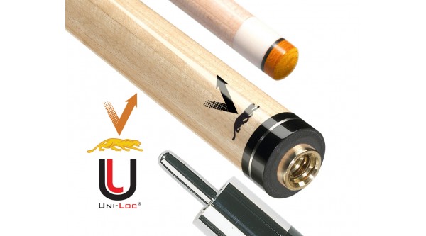 Predator Vantage cue shaft 12,9 mm, Uni-Loc Joint (Silver Collar)