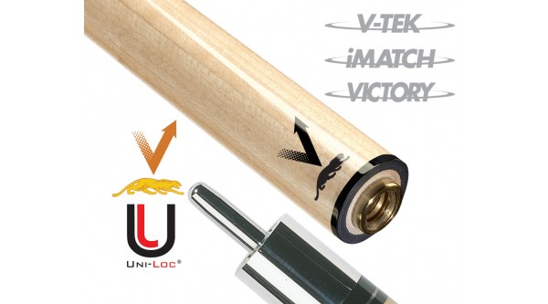 Predator Vantage cue shaft 12,9 mm, Uni-Loc QR Joint (Thin Black Collar)