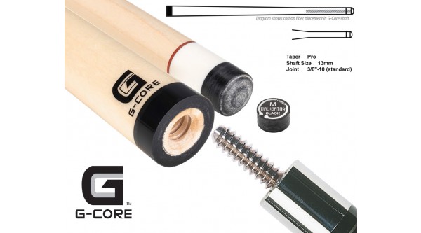 McDermott pool cue shaft G-Core 3/8x10 joint