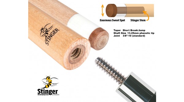 McDermott Stinger Break/Jump cue shaft 13,25mm, 3/8 x10 joint