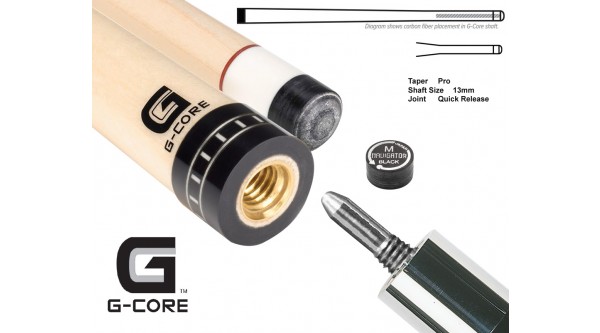 McDermott pool cue shaft G-Core QR joint