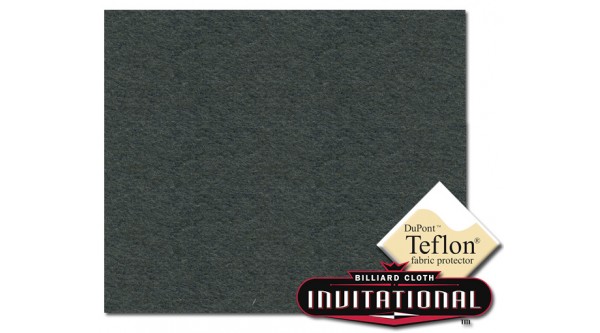 Championship Pool Felt 168cm Invitational Teflon 21oz Dark Gray #074