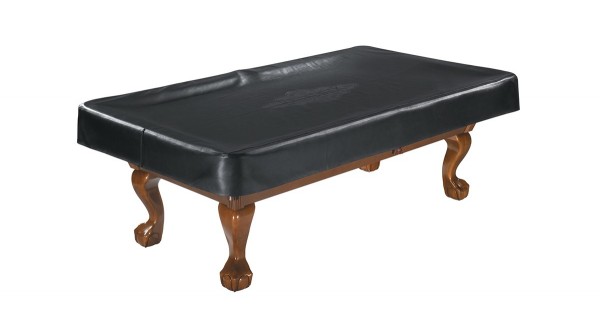 Abdeckplane Brunswick 8ft Schwarz Vinyl, V-Corner mit Brunswick Logo