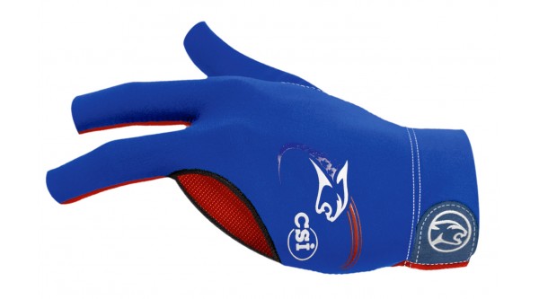 Billard Handschuh Predator USPBS SecondSkin, Blau/Rot, XXS-XXL, linke Hand