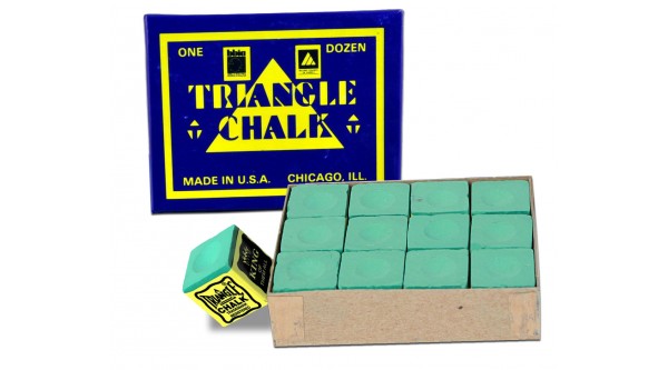 Triangle Chalk Green 12pcs.