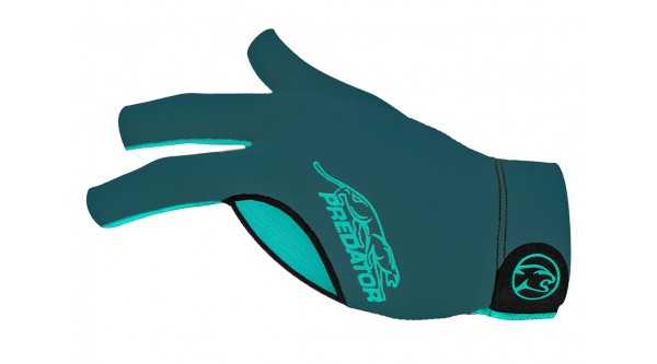 Billard Handschuh Predator Second-Skin, Grün/Türkis, XXS-XXL, linke Hand